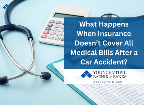 what happens when insurance doesn't cover all medical bills after car accident