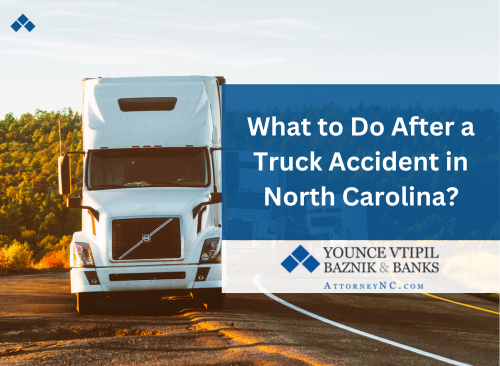 what to do after a truck accident in NC